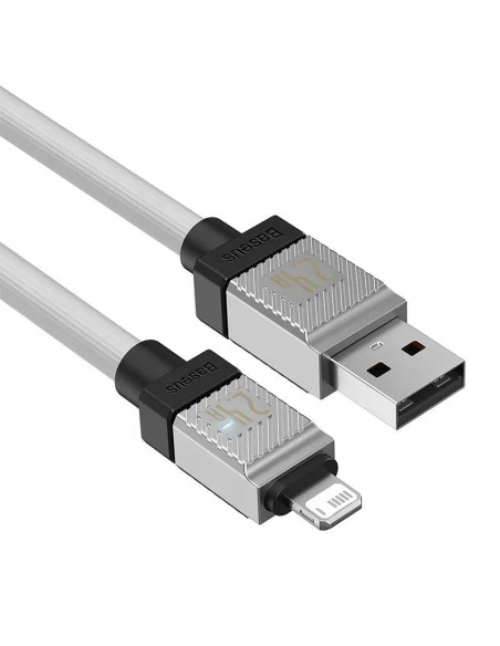BASEUS Câble USB A vers Lightning 2.4A Coolplay 2.4A CAKW000502 2 m blanc