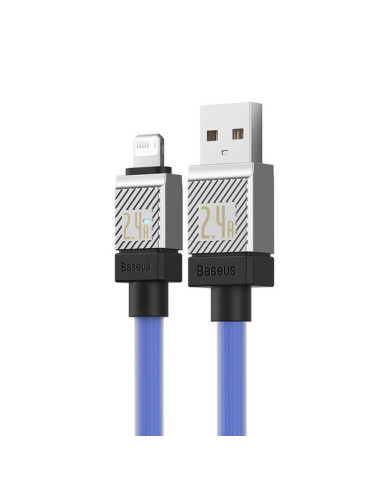 BASEUS Câble USB A vers Lightning 2.4A Coolplay CAKW000503 2m bleu