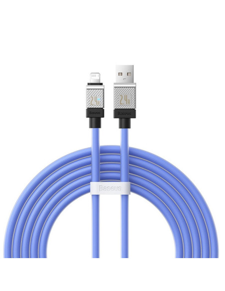 BASEUS Câble USB A vers Lightning 2.4A Coolplay CAKW000503 2m bleu