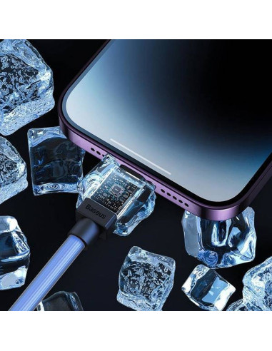 BASEUS Câble USB A vers Lightning 2.4A Coolplay CAKW000503 2m bleu