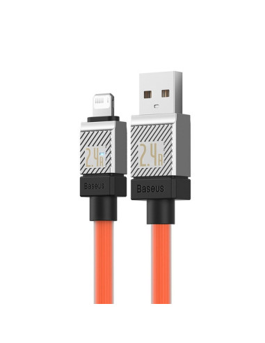 BASEUS Câble USB A vers Lightning 2,4A Coolplay CAKW000507 2 m orange