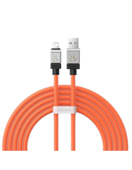 BASEUS Câble USB A vers Lightning 2,4A Coolplay CAKW000507 2 m orange