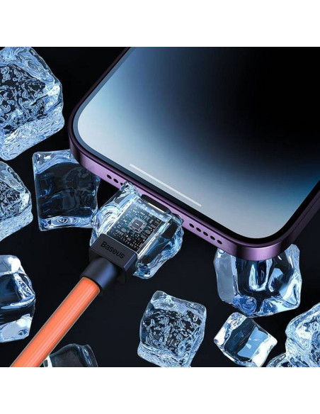 BASEUS Câble USB A vers Lightning 2,4A Coolplay CAKW000507 2 m orange
