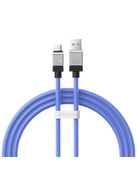 BASEUS cabel USB A to Type C PD 100W CoolPlay CAKW000603 1 m blue