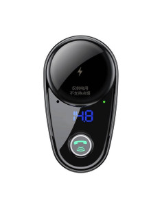 Chargeur de voiture BASEUS 2 x USB A + émetteur FM BT 3,4A S-06 CCHC000001 noir 2