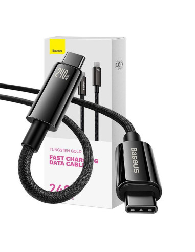 BASEUS Type C to Type C PD 240W Superior cable CAWJ040101 2 m noir