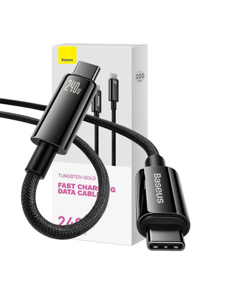 BASEUS Type C to Type C PD 240W Superior cable CAWJ040101 2 m noir