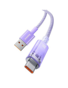 BASEUS Câble Explorer USB A vers Type C PD 100W CATS010405 1 m violet