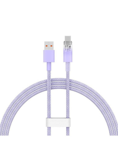 BASEUS Câble Explorer USB A vers Type C PD 100W CATS010405 1 m violet