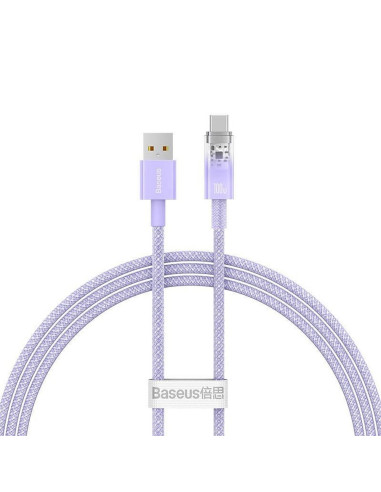BASEUS Câble Explorer USB A vers Type C PD 100W CATS010405 1 m violet