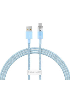 BASEUS Câble Explorer USB A vers Type C PD 100W CATS010403 1 m bleu