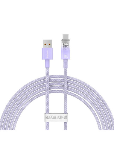 BASEUS Câble Explorer USB A vers Type C PD 100W CATS010505 2 violet