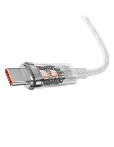 BASEUS Câble Explorer USB A vers Type C PD 100W CATS010502 2 m blanc