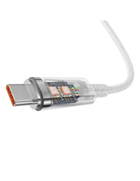 BASEUS Câble Explorer USB A vers Type C PD 100W CATS010502 2 m blanc