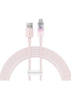 BASEUS Câble Explorer USB A vers Type C PD 100W CATS010504 2 m rose
