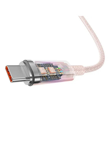 BASEUS Câble Explorer USB A vers Type C PD 100W CATS010504 2 m rose