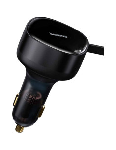 Chargeur de voiture BASEUS avec câble rétractable 2 x Type C 3A 33W CCTX-CC noir 2