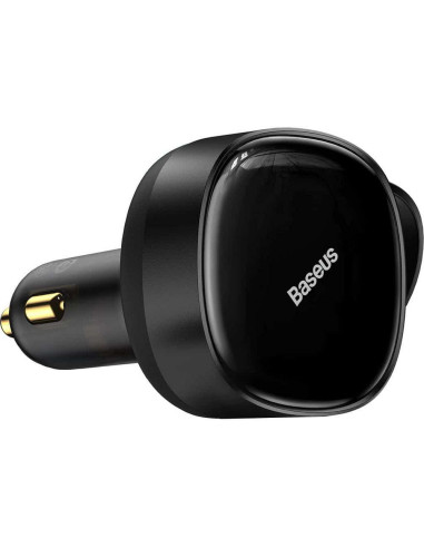 Chargeur de voiture BASEUS avec câble rétractable 2 x Type C 3A 33W CCTX-CC noir