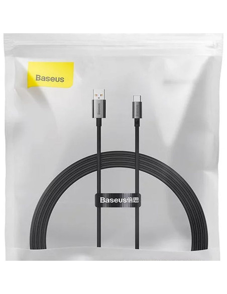 BASEUS cable USB A to Type C PD 100W P10320102114-01 1,5 m black