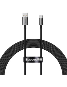 BASEUS Câble USB A vers Type C PD 6A 100W P10320102114-02 2 m noir