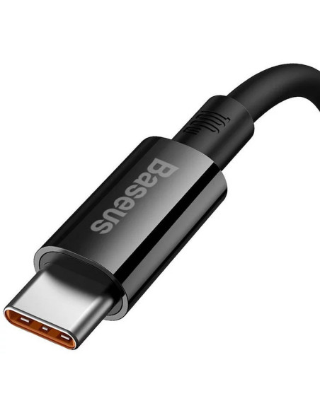 BASEUS Câble USB A vers Type C PD 6A 100W P10320102114-02 2 m noir