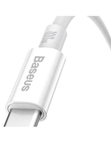 BASEUS Câble USB A vers Type C PD 6A 100W P10320102214-03 2 m blanc