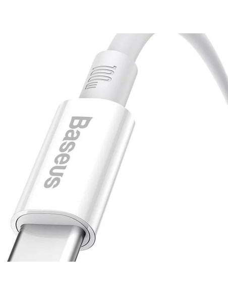 BASEUS Câble USB A vers Type C PD 6A 100W P10320102214-03 2 m blanc