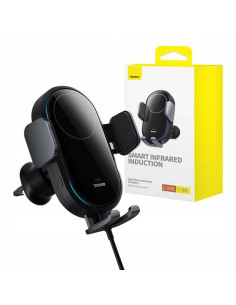 Support voiture inductif automatique BASEUS compatible avec MagSafe 15W BS-CM020 noir