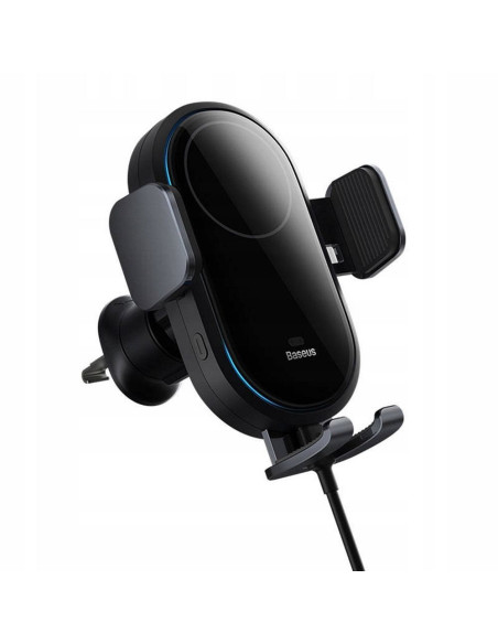 Support voiture inductif automatique BASEUS compatible avec MagSafe 15W BS-CM020 noir
