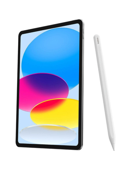 BASEUS stylet actif capacitif avec charge inductive compatible iPad 125 mAh P80015803213-00 blanc