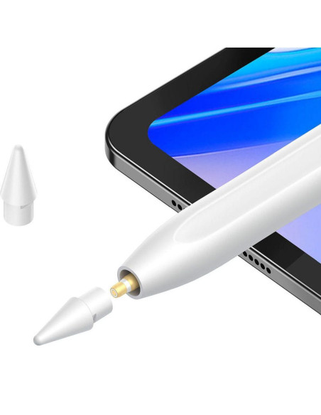 BASEUS stylet actif capacitif avec charge inductive compatible iPad 125 mAh P80015803213-00 blanc