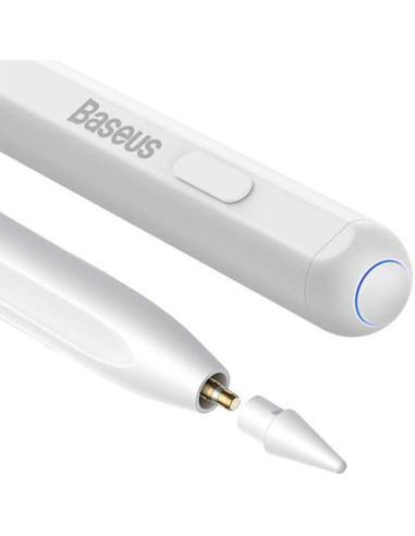 BASEUS stylet capacitif actif avec charge inductive compatible iPad + câble Type C vers Type C 125 mAh Stylus Dual P80015802213-