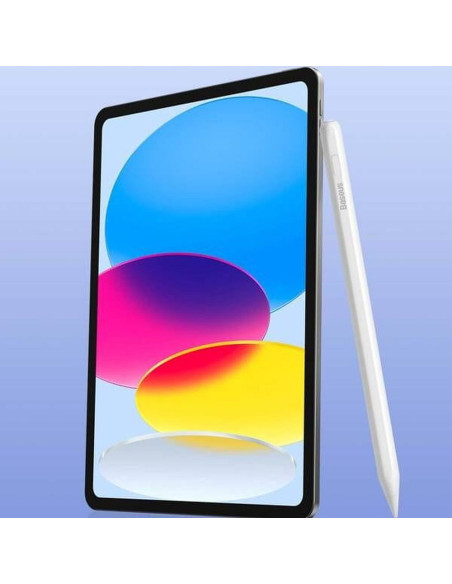 BASEUS stylet capacitif actif avec charge inductive compatible iPad + câble Type C vers Type C 125 mAh Stylus Dual P80015802213-
