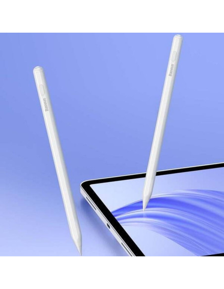BASEUS stylet capacitif actif avec charge inductive compatible iPad + câble Type C vers Type C 125 mAh Stylus Dual P80015802213-