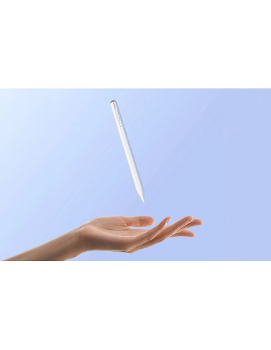 BASEUS Stylet capacitif actif compatible iPad + câble Type C vers Type C Stylet d'écriture LED 130 mAh P80015802213-00 blanc