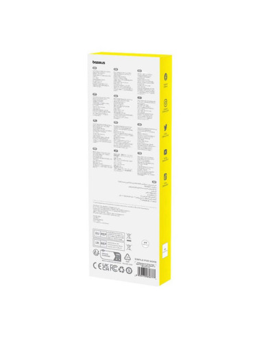 BASEUS Stylet capacitif actif compatible iPad + câble Type C vers Type C Stylet d'écriture LED 130 mAh P80015802213-00 blanc