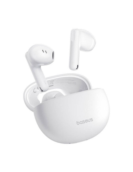 Écouteurs sans fil bluetooth BASEUS TWS Bowie E12 blanc