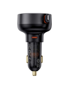 BASEUS chargeur de voiture Type C + câble Lightning rétractablePD3.0 QC4.0 3A 55W CCTXP-CC / C00057803111-00 noir 2