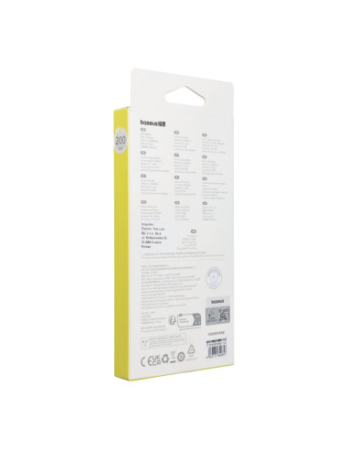 Câble BASEUS Type C vers Type C PD 6A 100W Explorer P10319703511-00 / CB000043 2 m violet