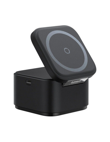 Chargeur inductif 2-en-1 BASEUS compatible avec MagSafe 3A 20W BS-W531 noir