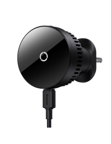 Support voiture à induction BASEUS compatible avec MagSafe 15W MagPro noir
