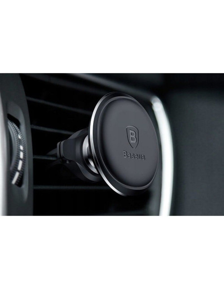 Support voiture magnétique BASEUS pour grille C40141201113-00 noir