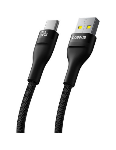 BASEUS USB A vers Type C PD QC 5A 100W Flash cable P10311804111-01 2 m noir