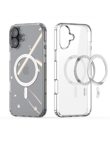 Coque DUX DUCIS CLIN MAG compatible avec MagSafe pour IPHONE 16 transparent