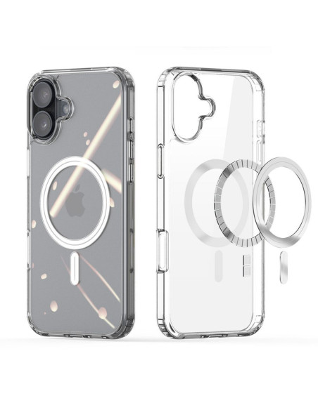DUX DUCIS Clin - Case transparente compatible avec MagSafe pour iPhone 16 Plus