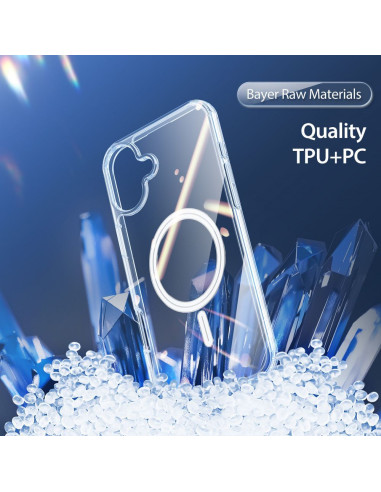 DUX DUCIS Clin - Case transparente compatible avec MagSafe pour iPhone 16 Plus