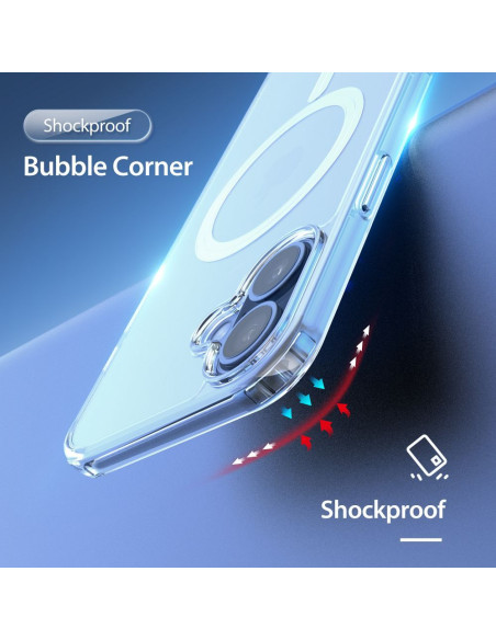 DUX DUCIS Clin - Case transparente compatible avec MagSafe pour iPhone 16 Plus