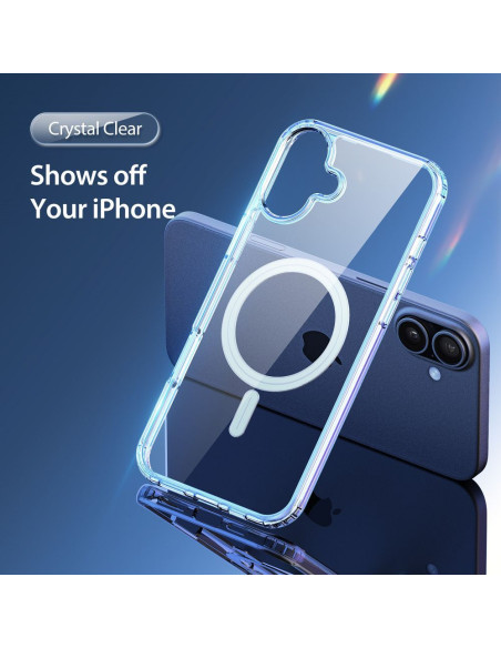 DUX DUCIS Clin - Case transparente compatible avec MagSafe pour iPhone 16 Plus