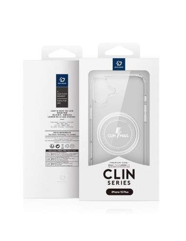 DUX DUCIS Clin - Case transparente compatible avec MagSafe pour iPhone 16 Plus