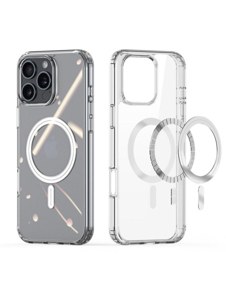 DUX DUCIS Clin - Case transparente compatible avec MagSafe pour iPhone 16 Pro